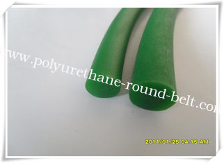 10mm3m PU Transmission Belt,Walfront High-Performance Urethane Round Belting Green Rough Surface PU Polyurethane Round Belt for Drive Transmission 